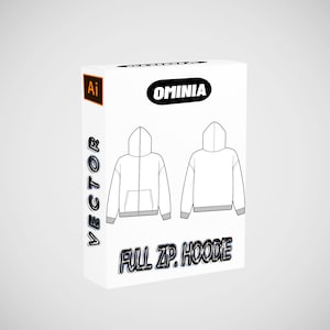 Full zip. Vector Hoodie