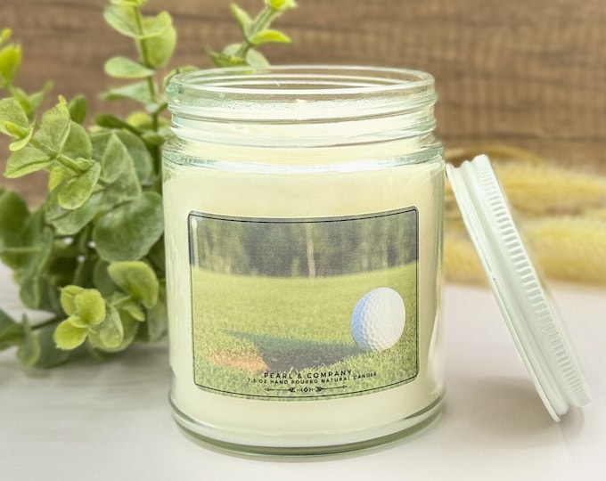 Golfer Candle Golf Candle Funny Candle Dad Candle Brother Candle Smells like Golf Candle Golfer gifts Gifts for golfer sports candle