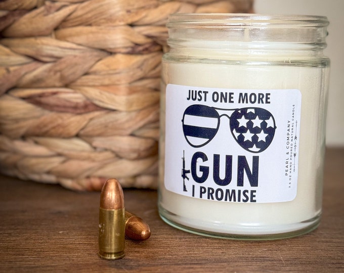 Second Amendment candle line, freedom, gun rights, right to bear arms , candle, gifts for him, fathers day gift