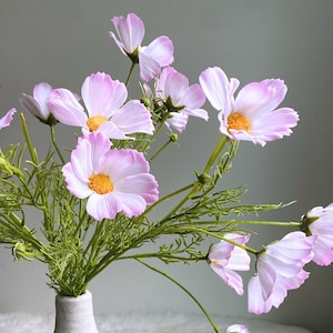 Real Touch Cosmos Wildflower Stem - High Quality Artificial Flowers / Wedding / DIY Floral / Home Decoration / Gifts / Pink