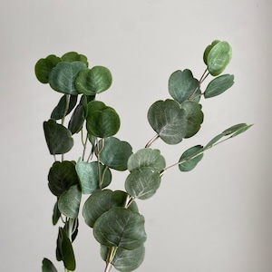 Stelo di eucalipto Real Touch - Verde artificiale di alta qualità / Fiori finti / Matrimonio / Fai da te / Decorazione per la casa / Regali / Verde