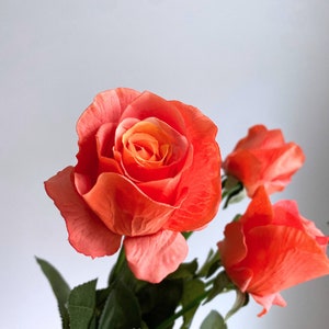 Real Touch Orange Rose Stem - High Quality Artificial Flower / DIY Floral / Wedding / Home Decoration / Gifts - Etsy Real Touch Orange Rose Stem - High Quality Artificial Flower / DIY Floral / Wedding / Home Decoration / Gifts - Etsy