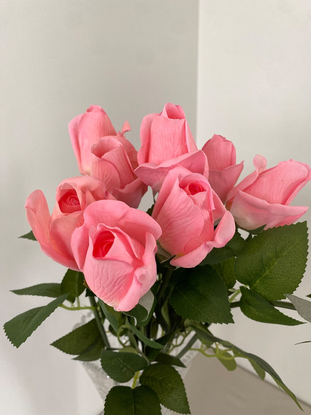 Burnt Orange Rose/ Real Touch Rose /latex Rose / Rust Rose/ Terracotta Rose/1 Head per Stem