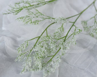 Artificial Limonium Filler Flower - Faux Floral / DIY / Bouquet / Wedding / Flower Arrangement / Home Decoration / Decor /Centerpiece /White