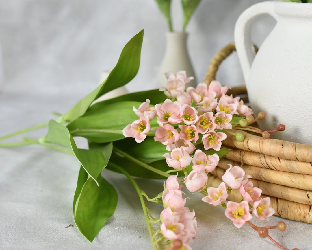 Faux Lily of the Valley Stem High Quality Artificial Flowers / Wedding