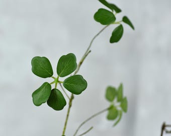 Pianta artificiale di Pieris Japonica - Ramo finto di alta qualità / Verde / Matrimonio / Centrotavola / Disposizione in vaso / Decorazione per la casa / Regali