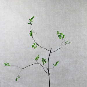 Caule de folha verde artificial - Folhagem artificial de alta qualidade / Galhos / Planta / Casamento / Decoração de casa / Arranjo / Peça central / Presentes / Vaso