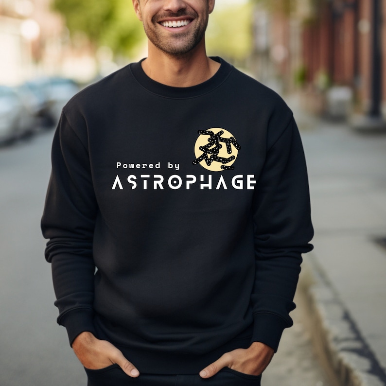 Project Hail Mary Unisex Sweatshirt, Astrophage, Bokinspirerad sweatshirt, SC-FI Bokälskare-tröja, Bokklubbspresent, Booktok-presentidé för flickor bild 1