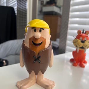 Barney rubble|  Handcrafted | Cartoon Character | Collectable| Figurine| Decor