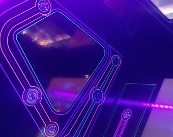 Arcade1up Tron reflective window