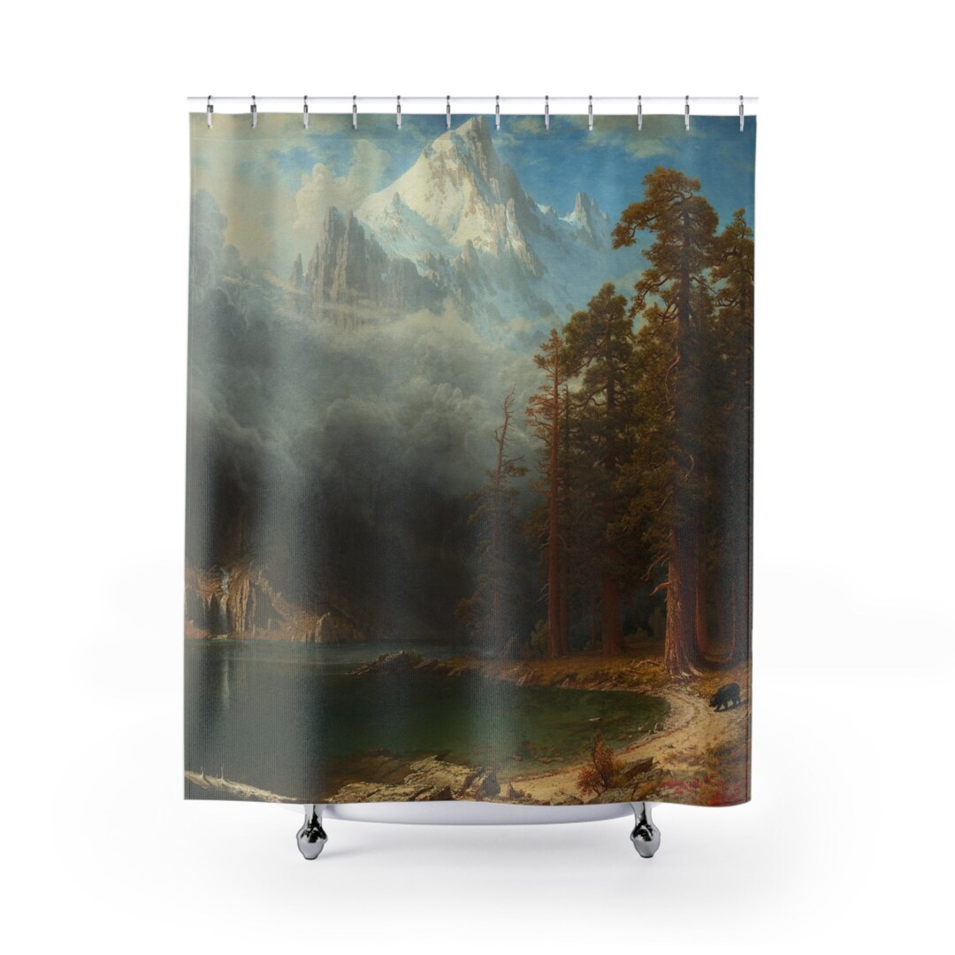 Cabin Landscape Shower Curtain NCU0LDH431