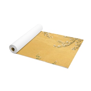 Japanese Decorative Yoga Mat, Nature Yoga Mat, Oriental Art Print Yoga Mat, Foam Yoga Mat, Unique Hippy Yoga Mat, Tree Plant Yoga Mat