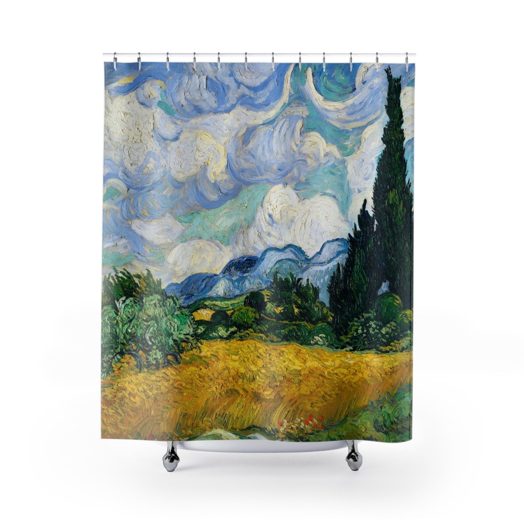 Van Gogh Shower Curtain, Nature Shower Curtain, Fine Art Shower Curtain ...
