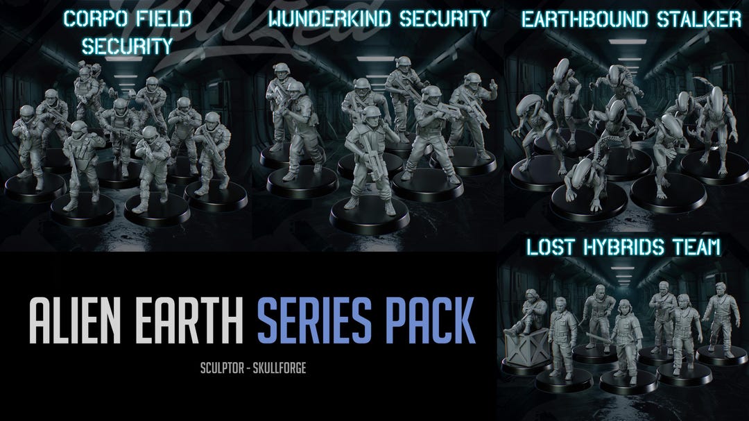 Alien Earth Series Pack - (sculpted by Skullforge) - Etsy UK