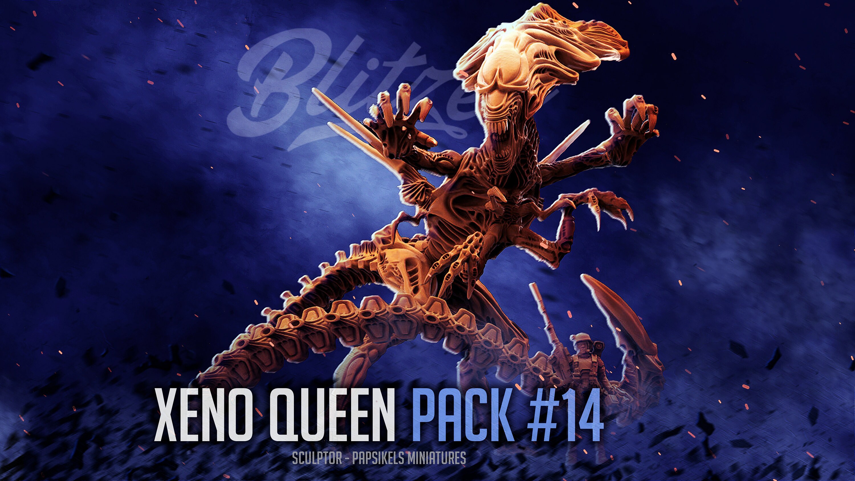 HUGE Alien Queen Xeon's X 1 - Aliens - (sculpted by Papsikels) - Etsy