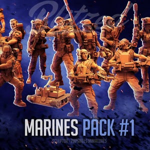 Colonial Marines - Aliens - (Sculpted by Papsikels)