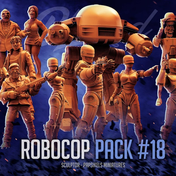 Robocop - Bundle (Sculpted by Papsikels)