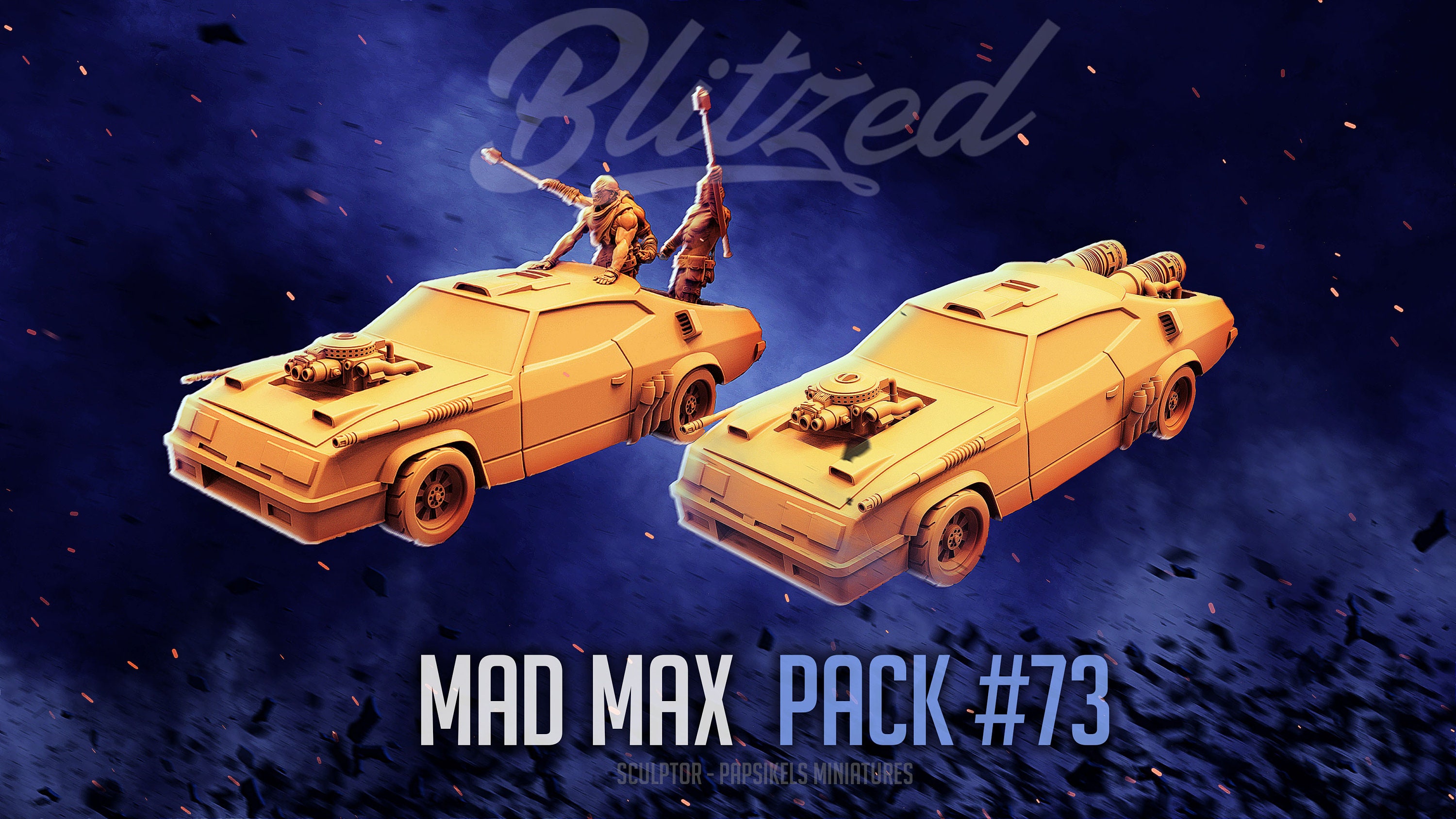 Mad Max - 2 X Cars and War Boys (sculpted by Papsikels) - Etsy