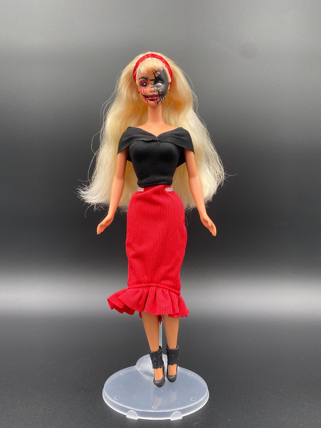 Black and Red Monster Barbie