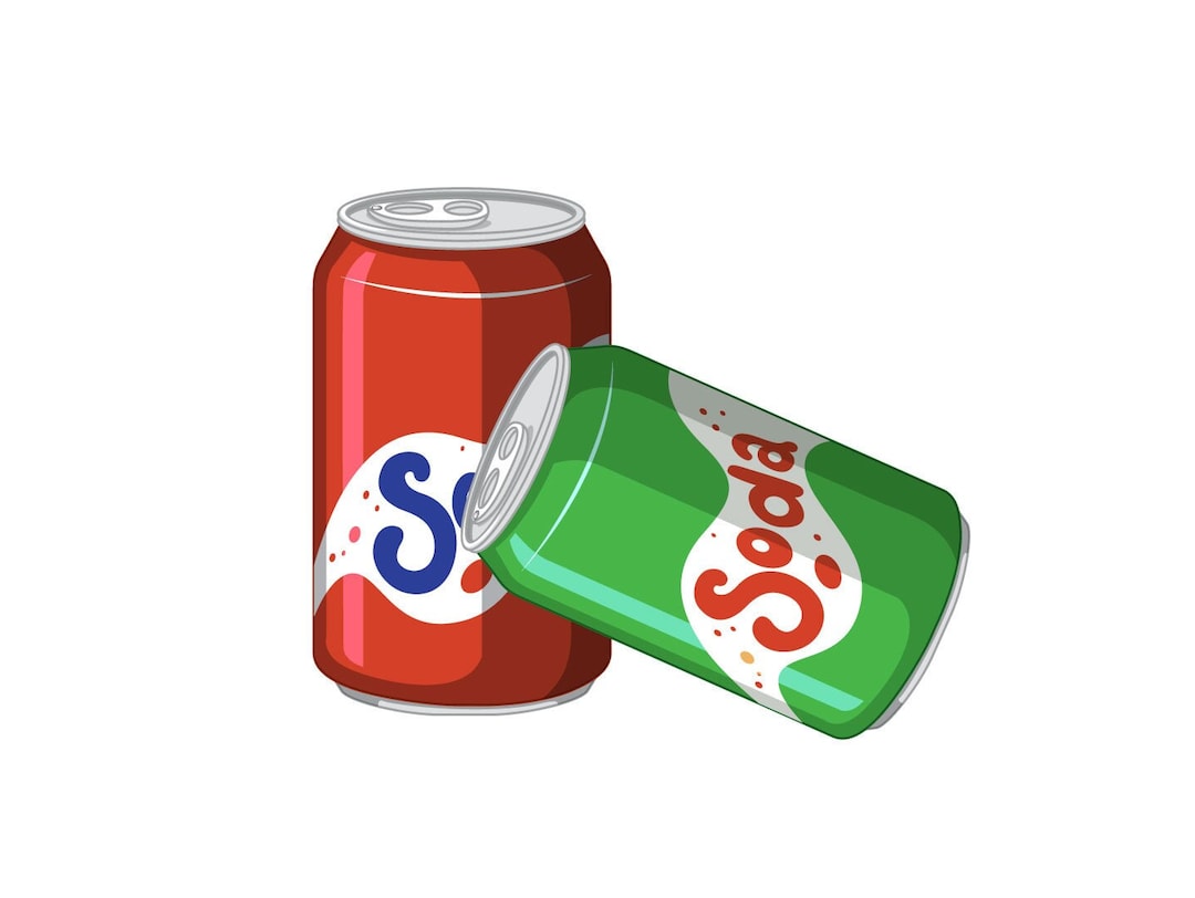 Soda Can SVG, Soda Can Clipart, Soda Can Files for Cricut, Soda Can Cut