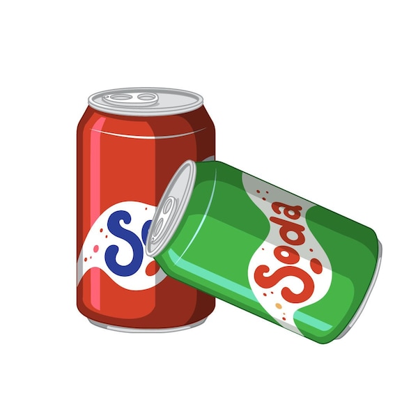 Soda Can SVG, Soda Can Clipart, Soda Can Files for Cricut, Soda Can Cut Files For Silhouette,