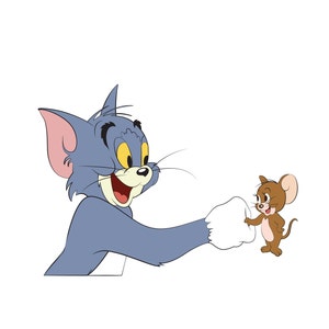 Tom & Jerry Bundle / Digital Download / High-Quality / Svg, Png, Dxf, Eps