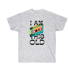Ik ben deze oude -- T-shirt met vintage cassettebandje