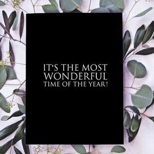 Kerstkaart voor Crime Junkie, It's the Most Wonderful Time of the Year-kaart