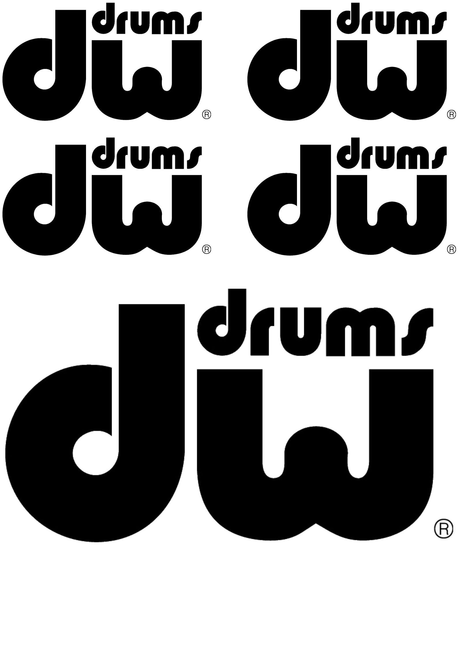 Dw Drums Logo Vector