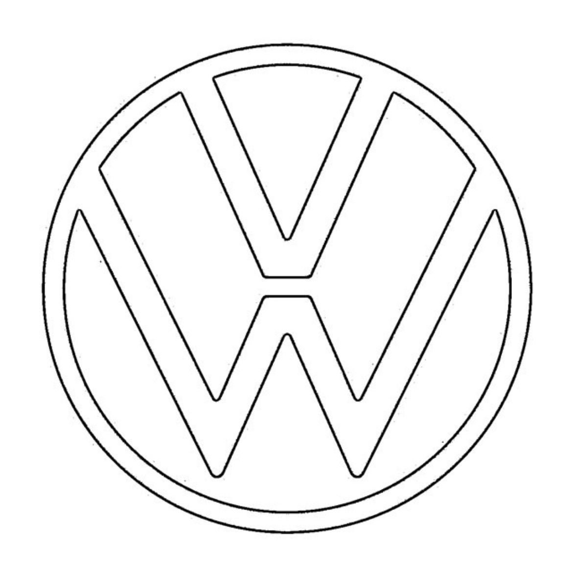 Sticker Volkswagen Logo 2 - ref.11052