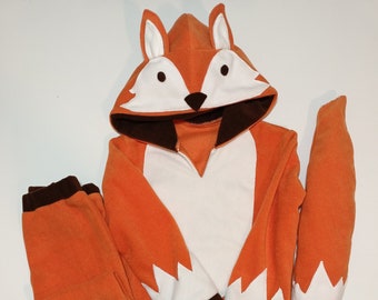 Fox costume ,Toddlers play costume ,Birthday gifts , Forest animal costume ,Kids outfit