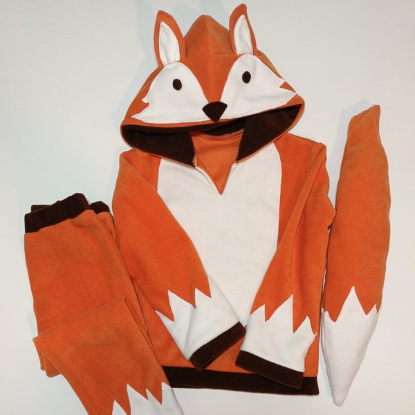 Déguisement de renard, déguisement de jeu pour tout-petits, cadeaux d'anniversaire, costume d'animal de la forêt, tenue d'enfant