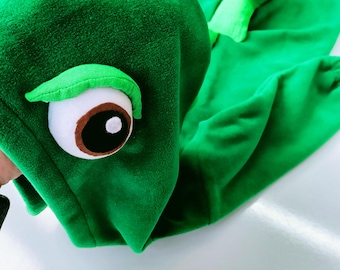 Handmade Lizard Costume Jumpsuit