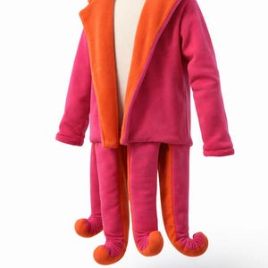 Ocean Animal Costume , Under the Sea Pink Octopus , Squid Hoodie Costume image 6