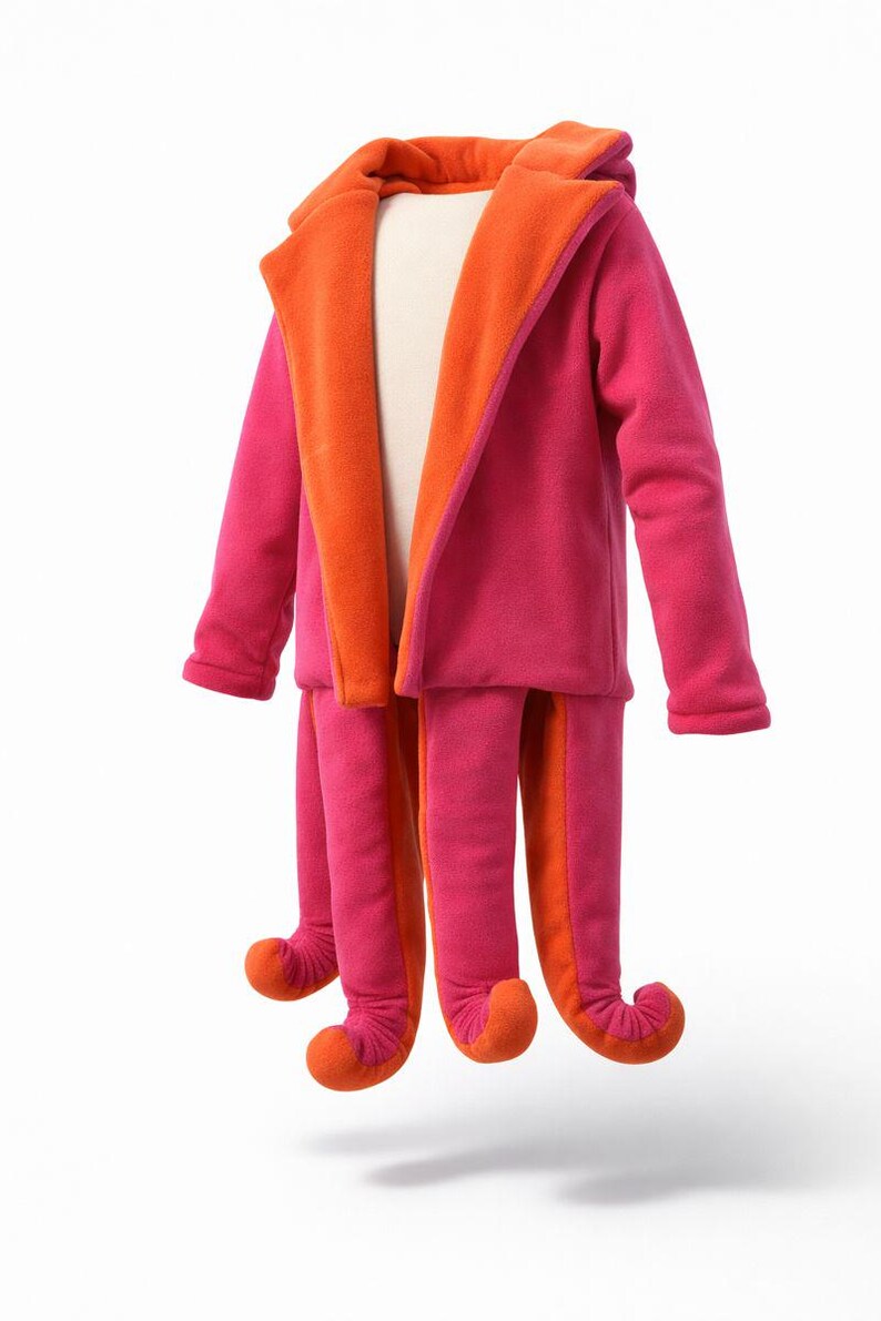Ocean Animal Costume , Under the Sea Pink Octopus , Squid Hoodie Costume image 6