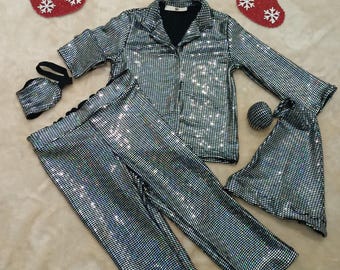 Hologram Christmas Pajama Set