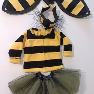 Yellow and Black tutu ,Bumble bee tutu costume ,Bee outfit for kids ,Little girl tutu