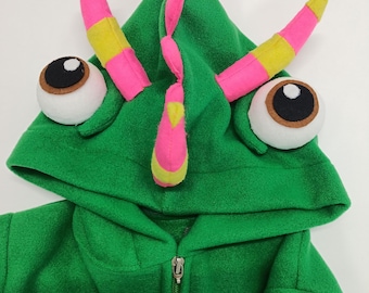 Pascal Lizard Costume — Green Jumpsuit
