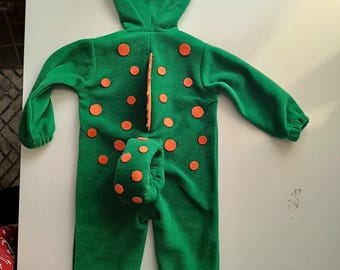Fabulous Felpa con cappuccio per bambini Chameleon verde