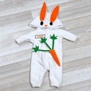 Rabbit Costume , Kids Outfit , Birthday party , Baby Photo Props ,Carnival Outfit , Animal Costume