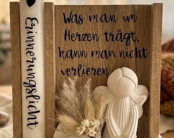Geschenk Trauer, Trostlicht, Geschenk Erinnerung