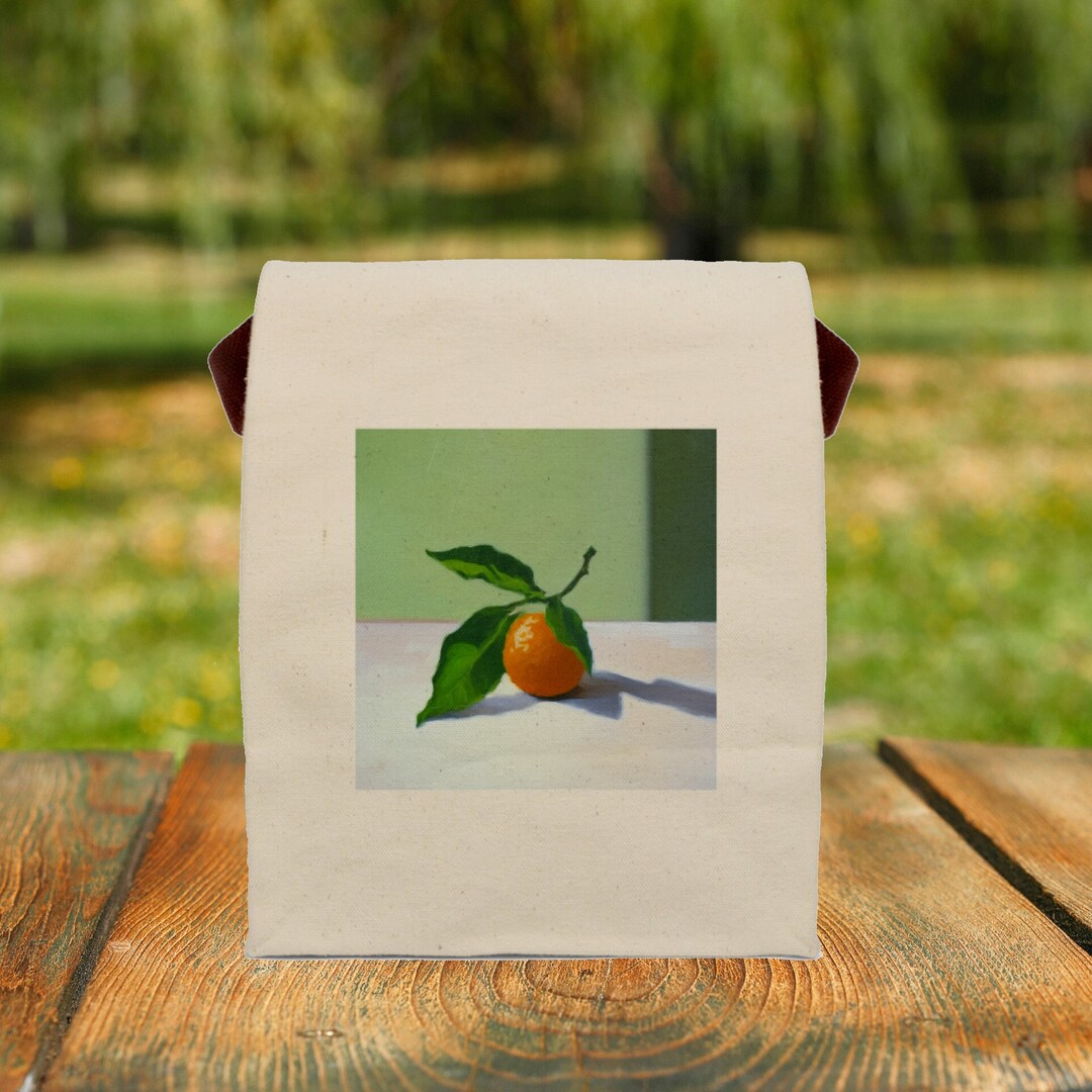 CLEMENTINE LUNCH BAG Clementine Oil Painting Lunch Box 100 Cotton