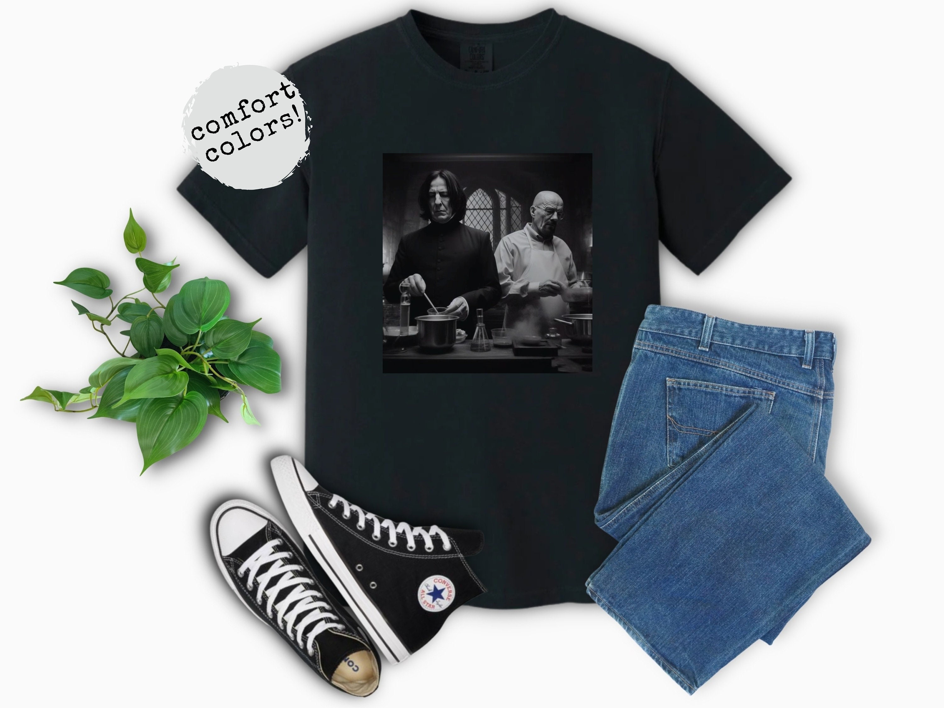 Severus Snape and Walter White in Lab Shirt Wizard House Christmas
