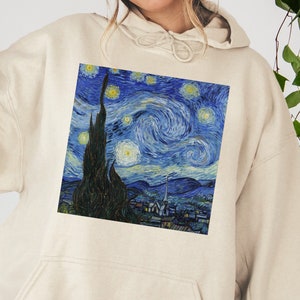 Starry Night Hoodie: Vincent Van Gogh Painters Sweatshirt