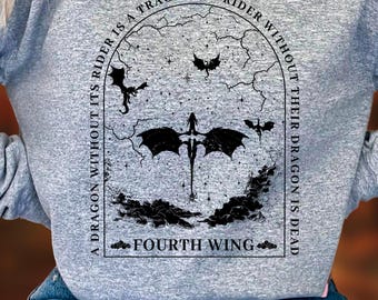 Basgiath War College Hoodie: Fourth Wing Dragon Rider Sweatshirt