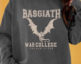 Comfort Colors Basgiath War College Sweatshirt: Dragon Rider Sweatshirt
