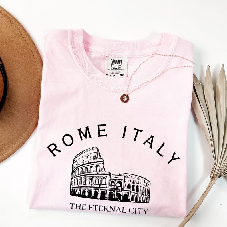Comfort Colors Rome Italy Shirt: Eternal City Souvenir image 3