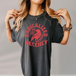 Radicalized By Basic Decency Comfort Colors Sweatshirt - Equality Activist Tee