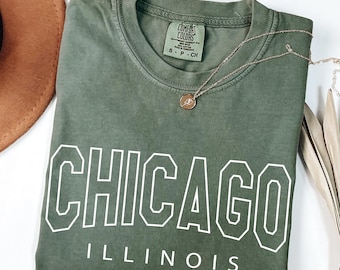 Comfort Colors City Name Shirt: Brooklyn, Los Angeles, Chicago Sweatshirt