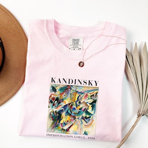 Kandinsky Colorful Circles Shirt: Comfort Colors Abstract Art Tee